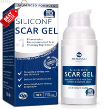 100 Silicone Scar Gel Scar Cream - Advanced Scar Gel for Surgical Scars, C-Sect