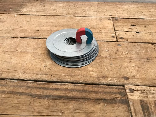 10 Fender Washers Large Diameter 3 1/4" Zinc-Plated w/ 7/8" diameter center hole