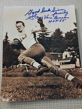 Steve Van Buren Signed Autographed 8x10 Photo Personalized Phila Eagles HOF 1965