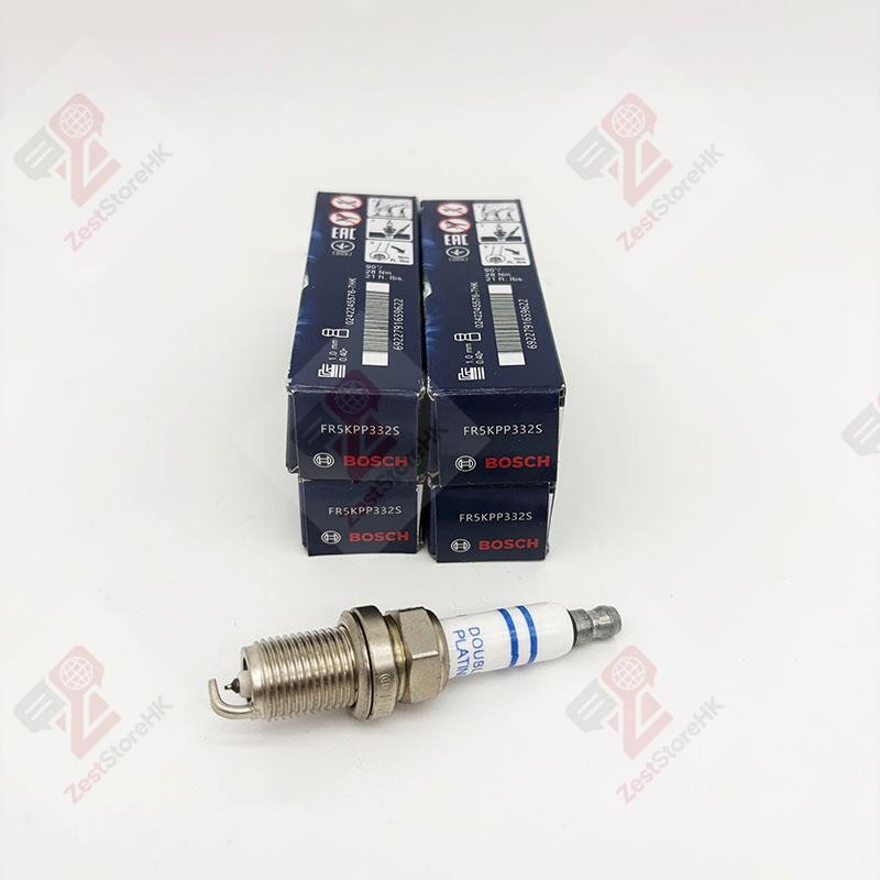 4X Spark Plugs 06H905611 for AUDI Q5 A4 VW Jetta GTi 1.8T FR5KPP332S BOSCH US