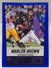 MARLON BROWN 2014 Panini Score #17 SHOWCASE /99 BALTIMORE RAVENS