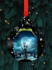 Metallica Christmas Ornament Unique Gift Fan Merch Collectible Music Legend