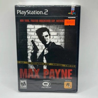 Max Payne PlayStation 2 PS2 Video Game Brand New Factory Sealed Black Label