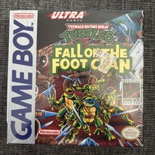 Teenage Mutant Ninja Turtles Fall of the Foot Clan Nintendo Game Boy NEW SEALED