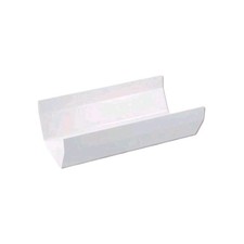White Floplast 114mm Squareline Guttering  ( Length 200mm ) (20cm)