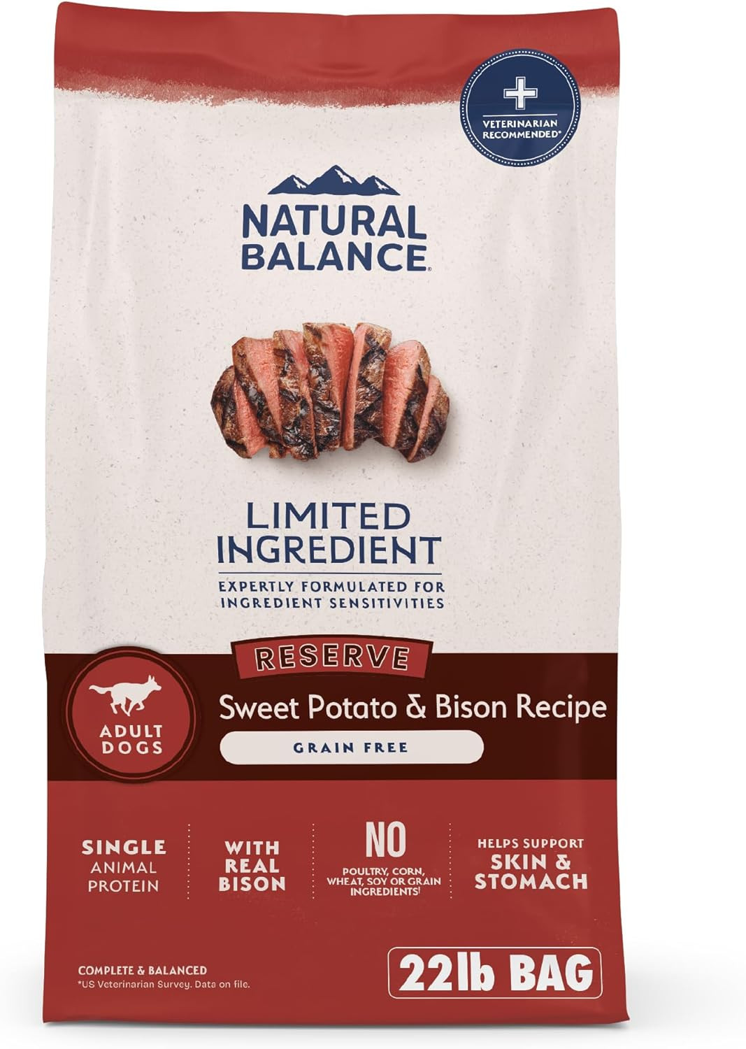 Limited Ingredient Adult Grain-Free Dry Dog Food, Sweet Pota