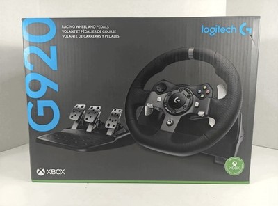 Logitech G920 Driving Force Racing Wheel - Black FOR XBOX + PC NEW!