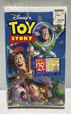 Toy Story 1996 VHS Tape New Sealed Disney Pixar Clamshell Case