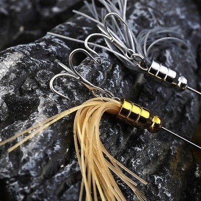 Spinnerbait Köder geeignet zum Casting Easy Retrieve zum Barschangeln