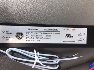 GE LIGHTING 94384 LED21T8/DR/1L 120/277V 1-LAMP NON ...