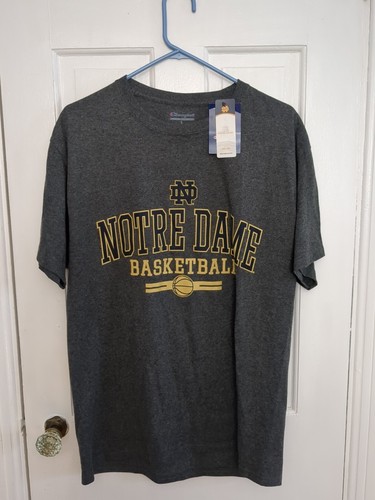 NWT Notre Dame Basketball Dark gray T-Shirt Large NCAA Champion - Picture 2 of 6