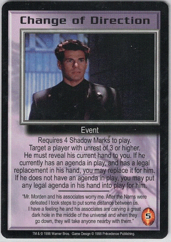 Babylon 5 CCG The Shadows Ed Individual Card Sale Near Mint or Better.  - Bild 4 von 24