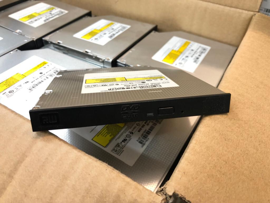 BLACK SLIM DVD RW INTERNAL SATA 12.7mm Height Optical Drive Burner for