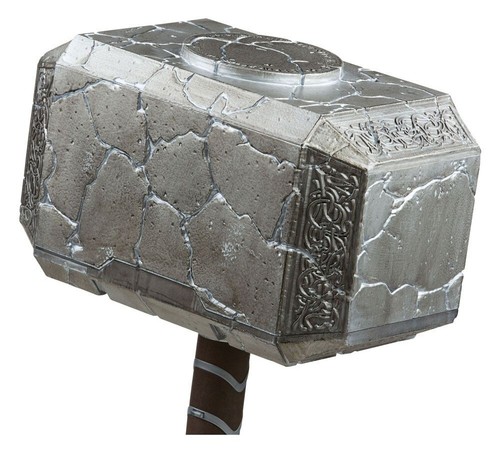 Thor Love and Thunder Marvel Legend 1/1 Mighty Mjolnir Premium Electronic Hasbro - Imagen 5 de 14