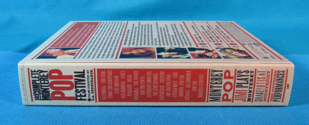 The Complete Monterey Pop Festival on 3-Disc DVD Set, 2002