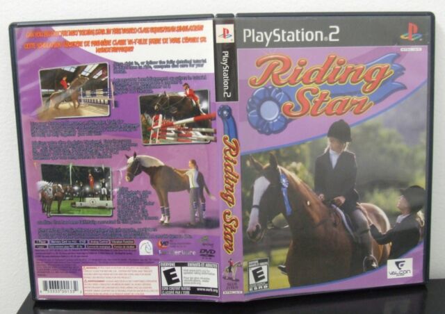 USED SONY PLAYSTATION 2 PS2 RIDING STAR VIDEO GAME COMPLETE FREE SHIPPING