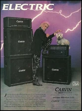 Jennifer Batten Carvin SXR900 System guitar amps advertisement 8 x 11 ad print
