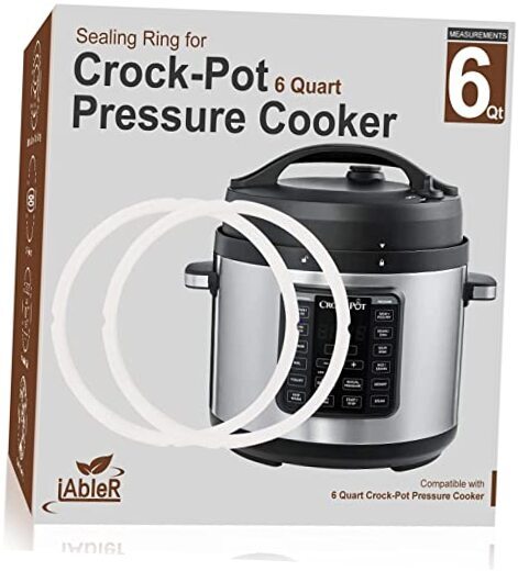 Original Sealing Ring Compatible with Crock-Pot Quart and 6 Quart Pressure 