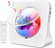 Portable CD Player With Speaker, Bluetooth, Remote, Stereo Sound For Home Decor