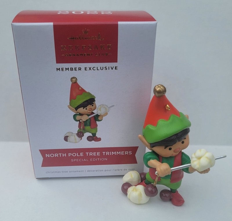 Hallmark 2022 KOC Repaint Ornament NORTH POLE TREE TRIMMERS SPECIAL EDITION 