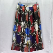 Christopher Kane Women Size 8 Multicolor Silk...