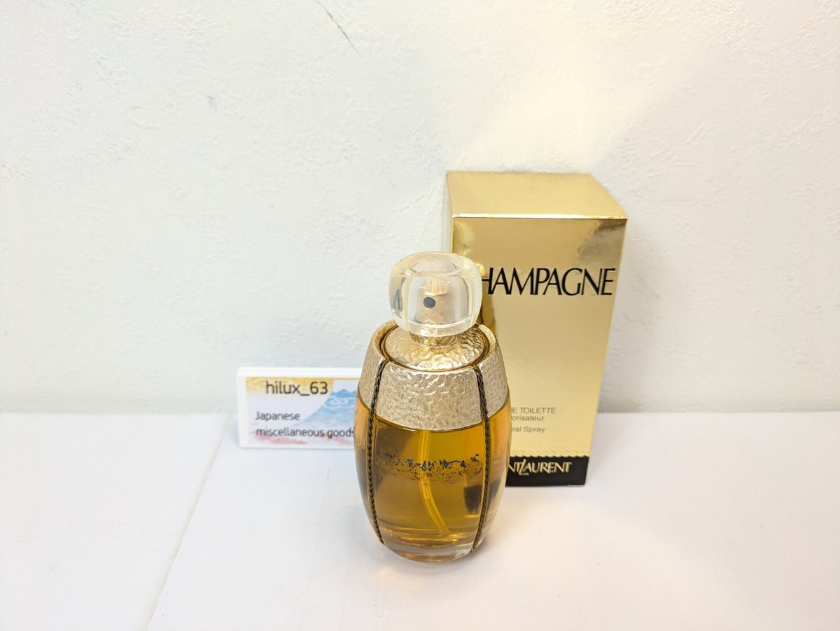 新品★YSL CHAMPAGNE EDT シャンパーニュ 100ml ♪♪♪ Yves Saint Laurent Champagne EdT 3.4OZ 100ml Vintage Women Perfume