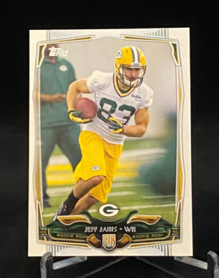 2014 Topps Football Rookie Card #386 Jeff Janis Green Bay Packers | eBay