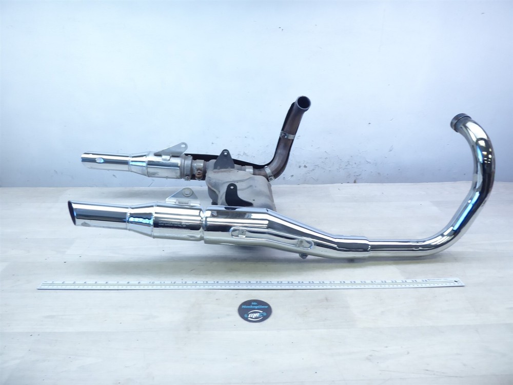1993 Kawasaki VN750 Vulcan K835 chrome exhaust headers muffler assembly  