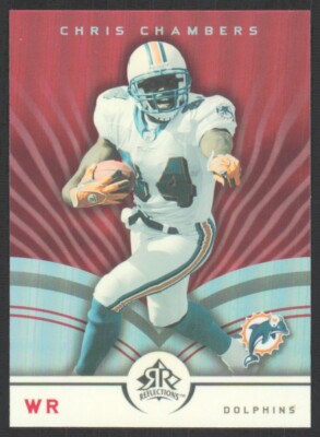 2005 Upper Deck Reflections Chris Chambers Miami Dolphins #50