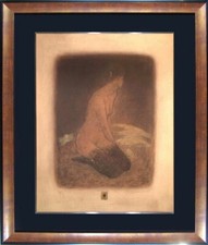 Roy Fairchild "Everything Icy" Silkscreen printing Art Signed Framed