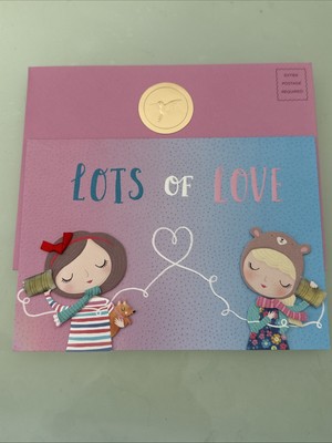 Lots Of Love Papyrus Valentine s Day Card Two Best Friends Little Girls