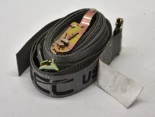 US Cargo Control USCC Ratchet Strap w Spring E Fitting 2" x 16' Gray USED