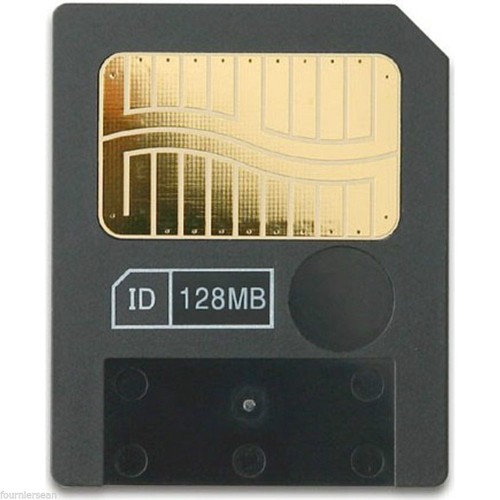 128 MB MEG SMART MEDIA SM MEMORY CARD 3.3V SSFDC YAMAHA QY 100