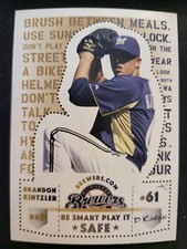 2011 Milwaukee Brewers Police Brandon Kintzler Two Rivers Card