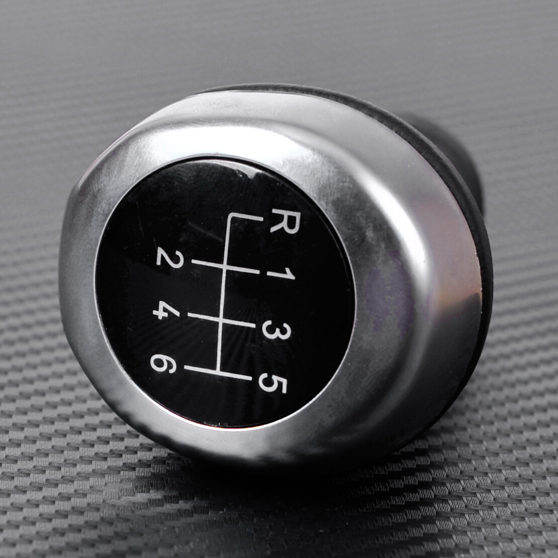 6 Speed Universal Car Manual Gear Shift Knob Shifter Stick Lever Black