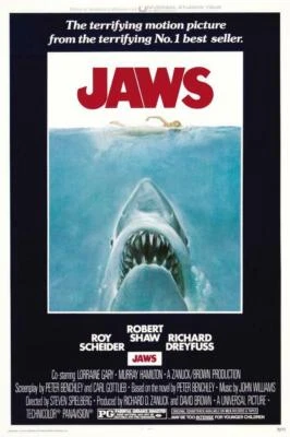 Jaws Movie Poster Photo Wall Art Print 20x30 Shark