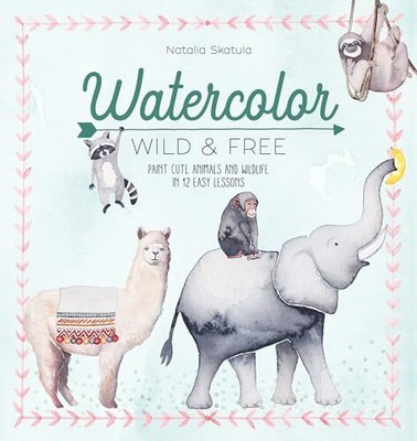 Watercolor Wild And Free: Paint cut..., Skatula, Natali