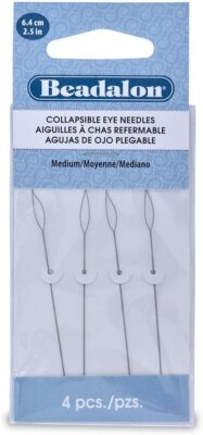 Pieghevole Occhio Aghi, 6.3cm (6.4cm) Pesante 4pc Beadalon Perline - Foto 7