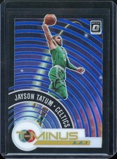 2020-21 Panini Donruss Optic T-Minus 3,2,1 Jayson Tatum Blue /85
