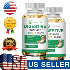 Digestive Enzymes with added Probiotic & Prebiotic 240 Capsules For Gut Health