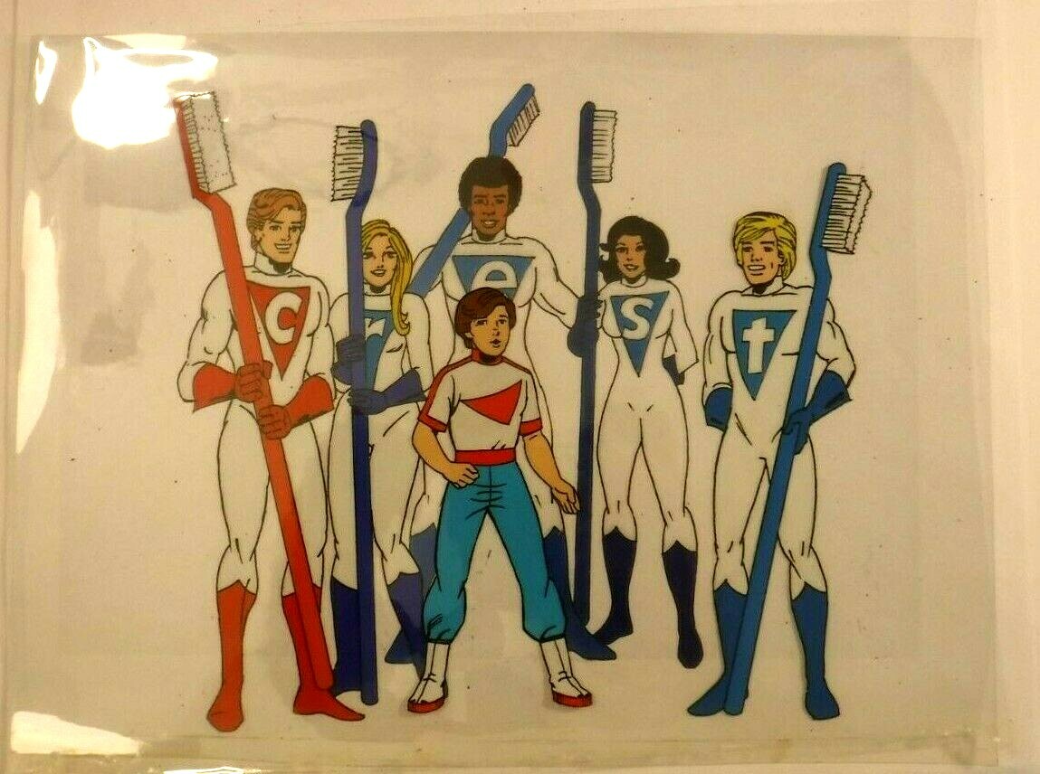 Crest Team production cel 1970 Commercial Cavity Creeps Dentist New Frame B eBay