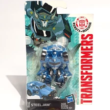 Transformers Robots in Disguise STEELJAW Legion Class 2014 RID blue figure