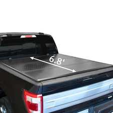 FOR 99-23 Ford F250/F350/F450 SUPER DUTY 6.8FT HARD SOLID TRI-FOLD TONNEAU COVER