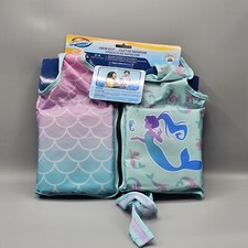 SwimWays Step 2 Swim Vest Ages 2-4 Zipper Front And Between Leg Strap.