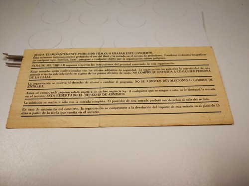 Concert Ticket Don't Step On Me I'm Wearing Flip Flops - Picture 2 of 2