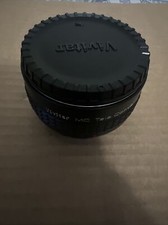 Vivitar MC Multicoated Tele Converter 2X-22 Lens For Pentax K With Case Caps