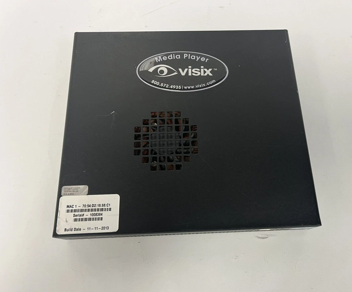 Visix Media Player X16-83933 Intel Core i3-2120 3.30GHz 4GB RAM No