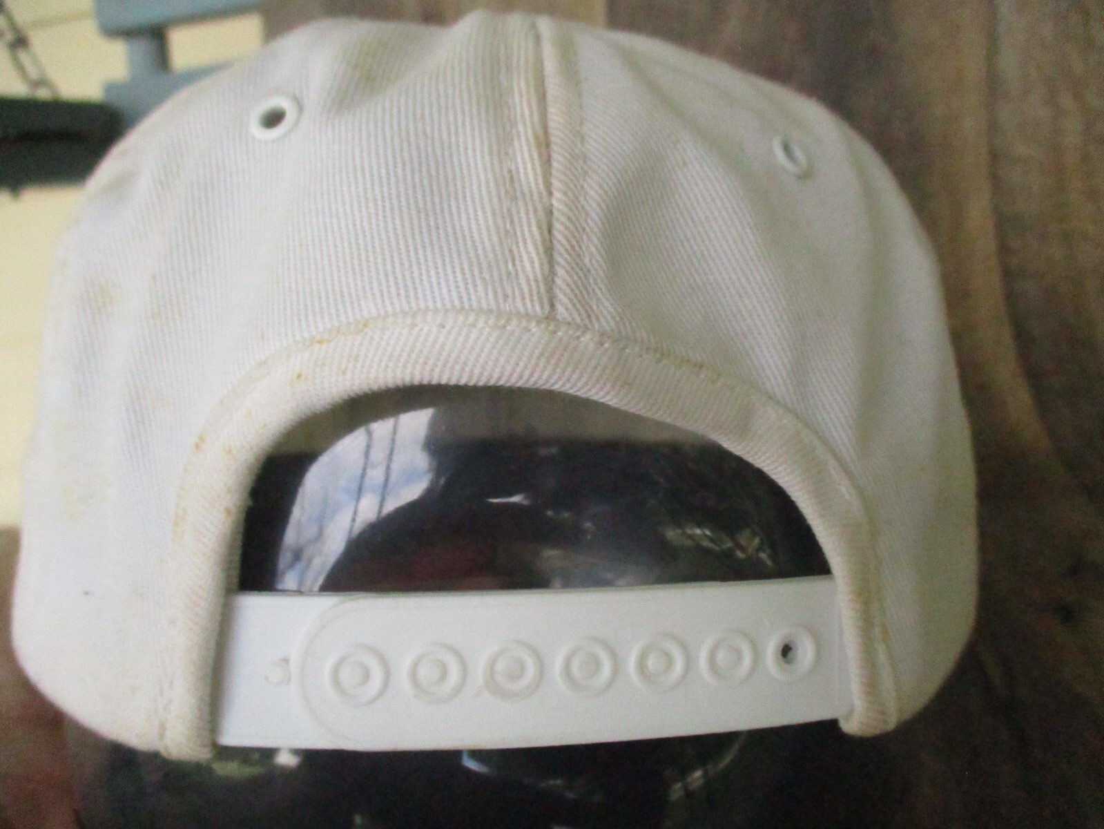 Vintage corn seed feeds patch Snapback WHITE Hat … - image 3