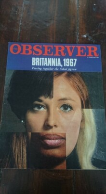 Observer Magazine 10th Feb 1967 Brittania 1967 Issue Complete Rare