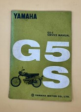 Genuine Yamaha G5-S Service Shop Repair Manual - JB0